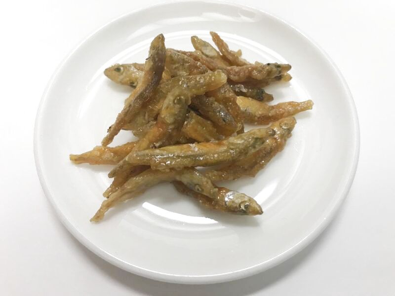 画像1: わかさぎ唐揚煮（50gパック入）